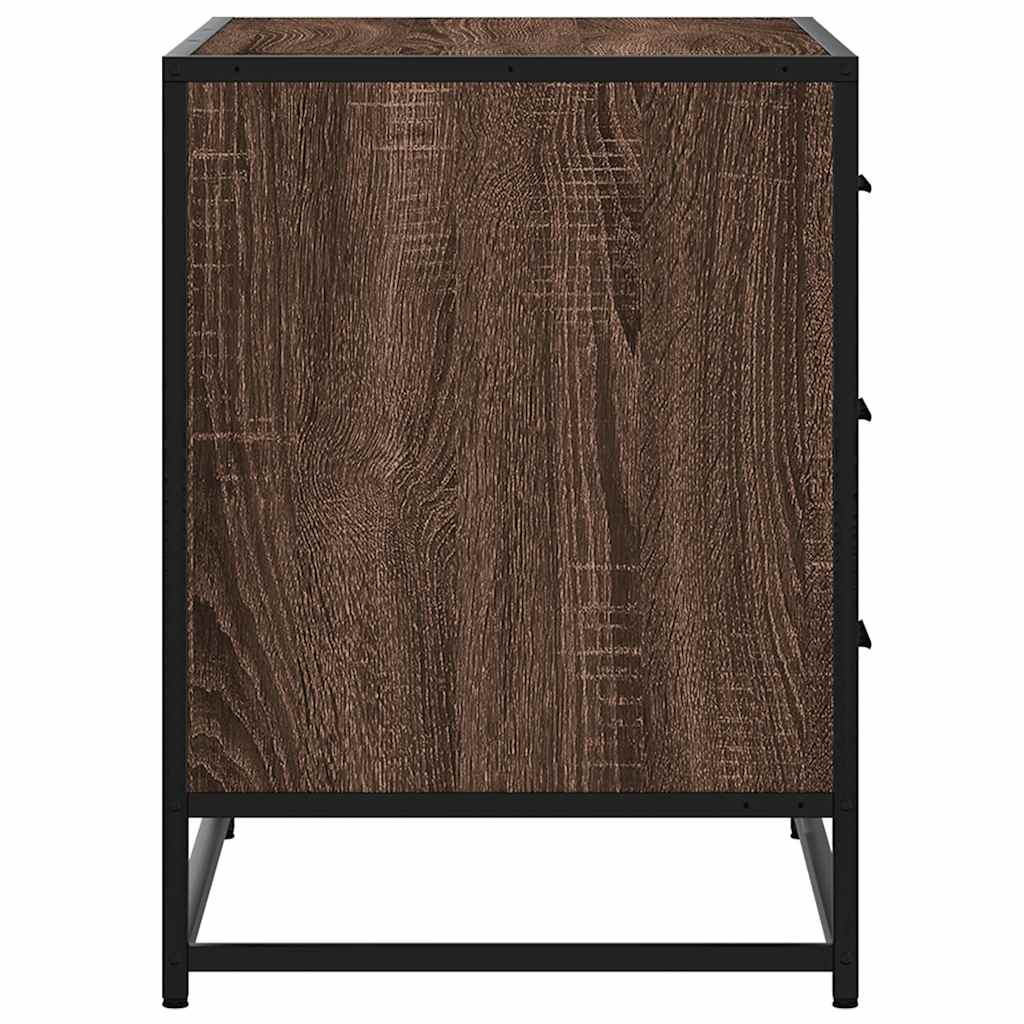 Commode en contreplaqué de chêne brun 70x41x56 cm v1378 - Vetonek