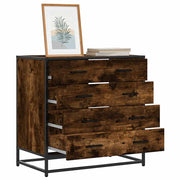 Commode en contreplaqué de chêne fumé 70x41x70 cm v1408 Vetonek