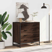 Commode en contreplaqué de chêne brun 70x41x70 cm v1422 - Vetonek