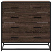 Commode en contreplaqué de chêne brun 70x41x70 cm v1422 - Vetonek