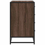 Commode en contreplaqué de chêne brun 70x41x70 cm v1422 - Vetonek