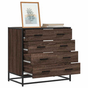Commode en contreplaqué de chêne marron 70x41x70 cm v1422 Vetonek
