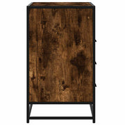 Commode en contreplaqué de chêne fumé 70x41x70 cm v1453 - Vetonek