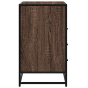 Commode en contreplaqué de chêne brun 70x41x70 cm v1477 - Vetonek