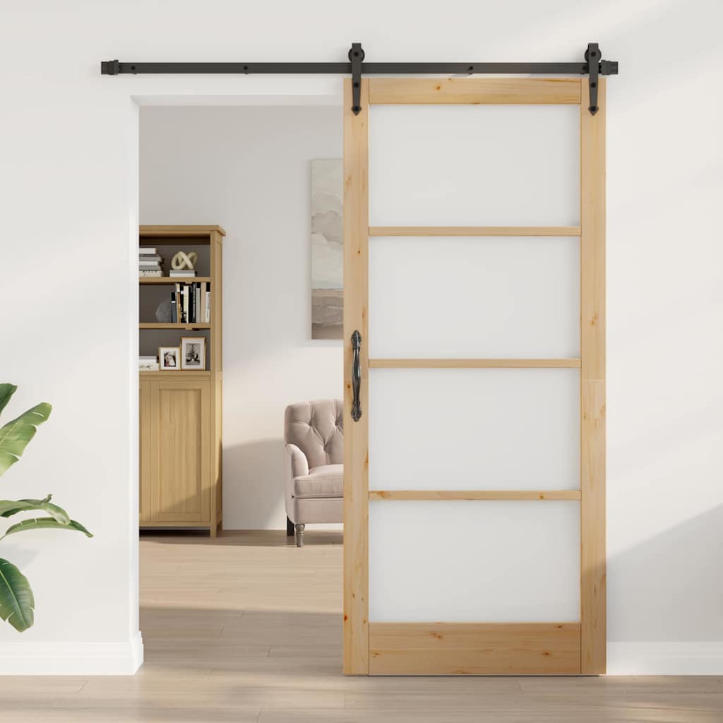 Porte intérieure ORKDAL Marron 93 x 211 cm 