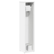 Meuble de salle de bain avec porte-papier toilette blanc 20,5x20x90 cm v3858 Vetonek