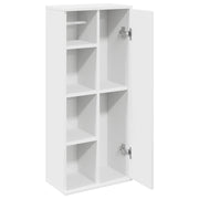 Meuble de salle de bain avec porte-papier toilette blanc 39x22x90 cm - Vetonek