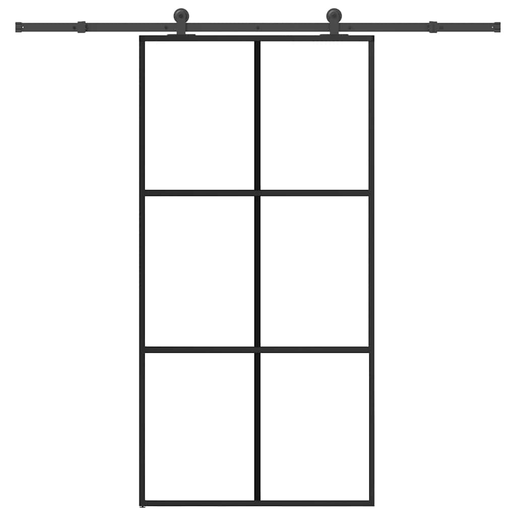 Puerta Corredera 102x205 cm ESG Vidrio y Aluminio