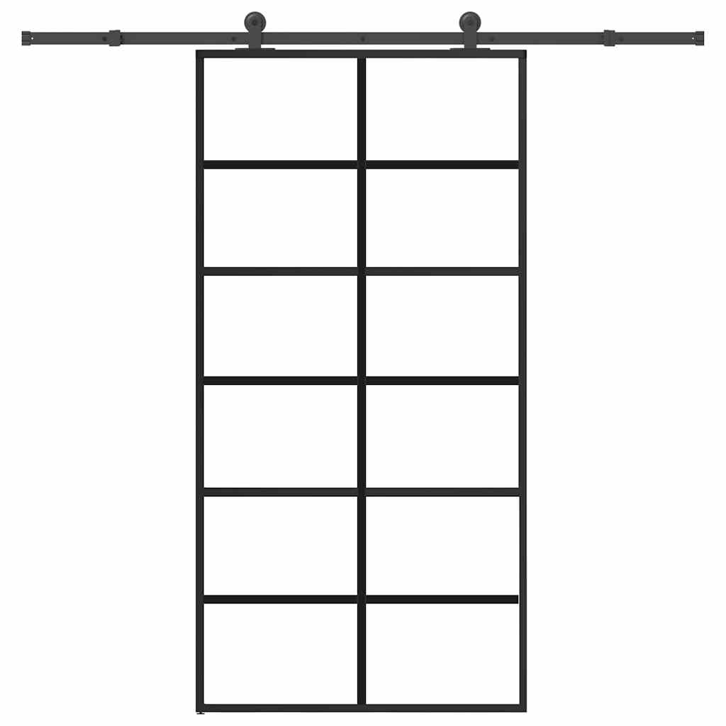 Puerta Corredera 102x205 cm ESG Vidrio y Aluminio