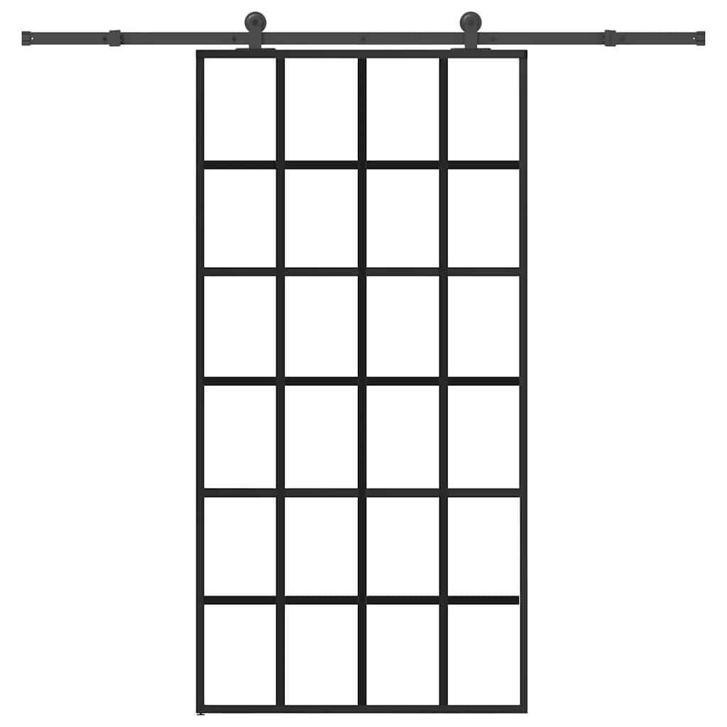 Puerta Corredera 102x205 cm - Vidrio ESG y Aluminio
