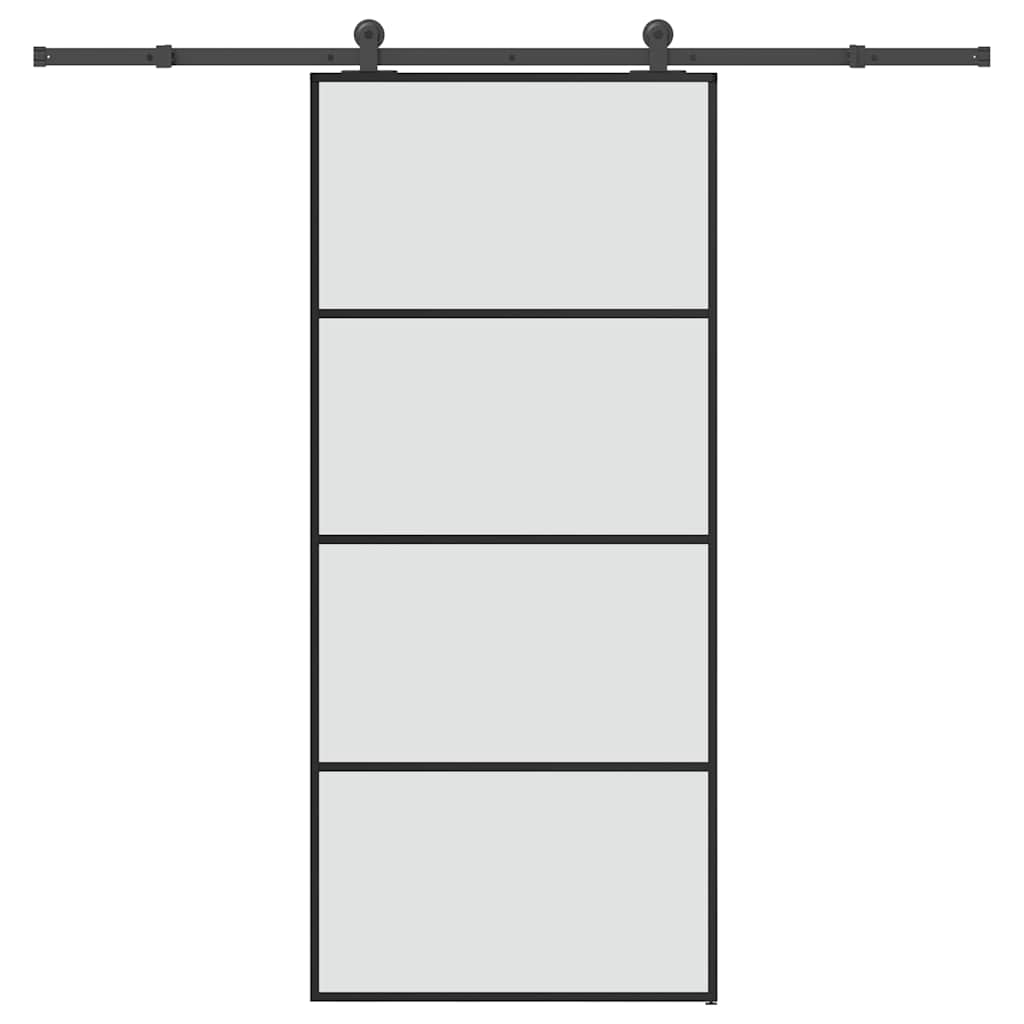 Puerta Corredera Vidrio ESG Aluminio 90x205 cm