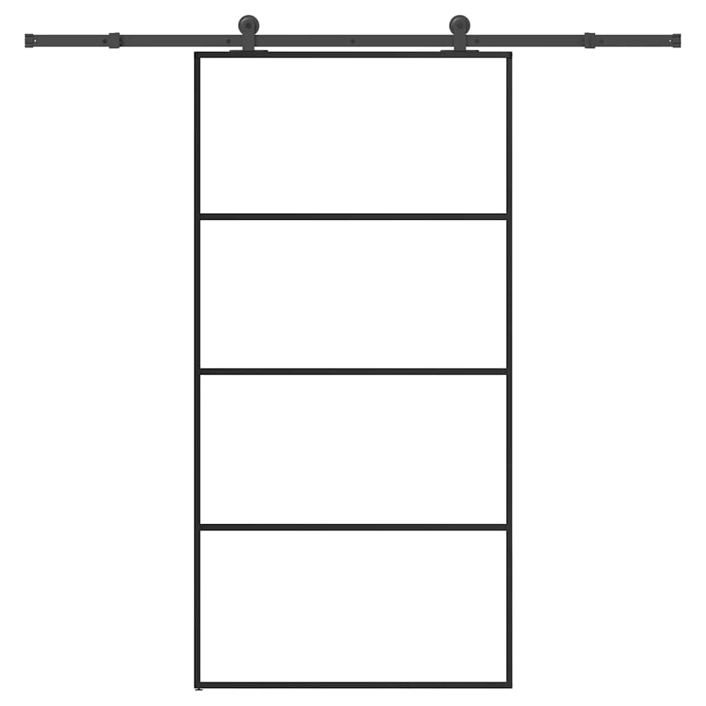 Puerta Corredera Vidrio ESG Aluminio 102,5x205 cm