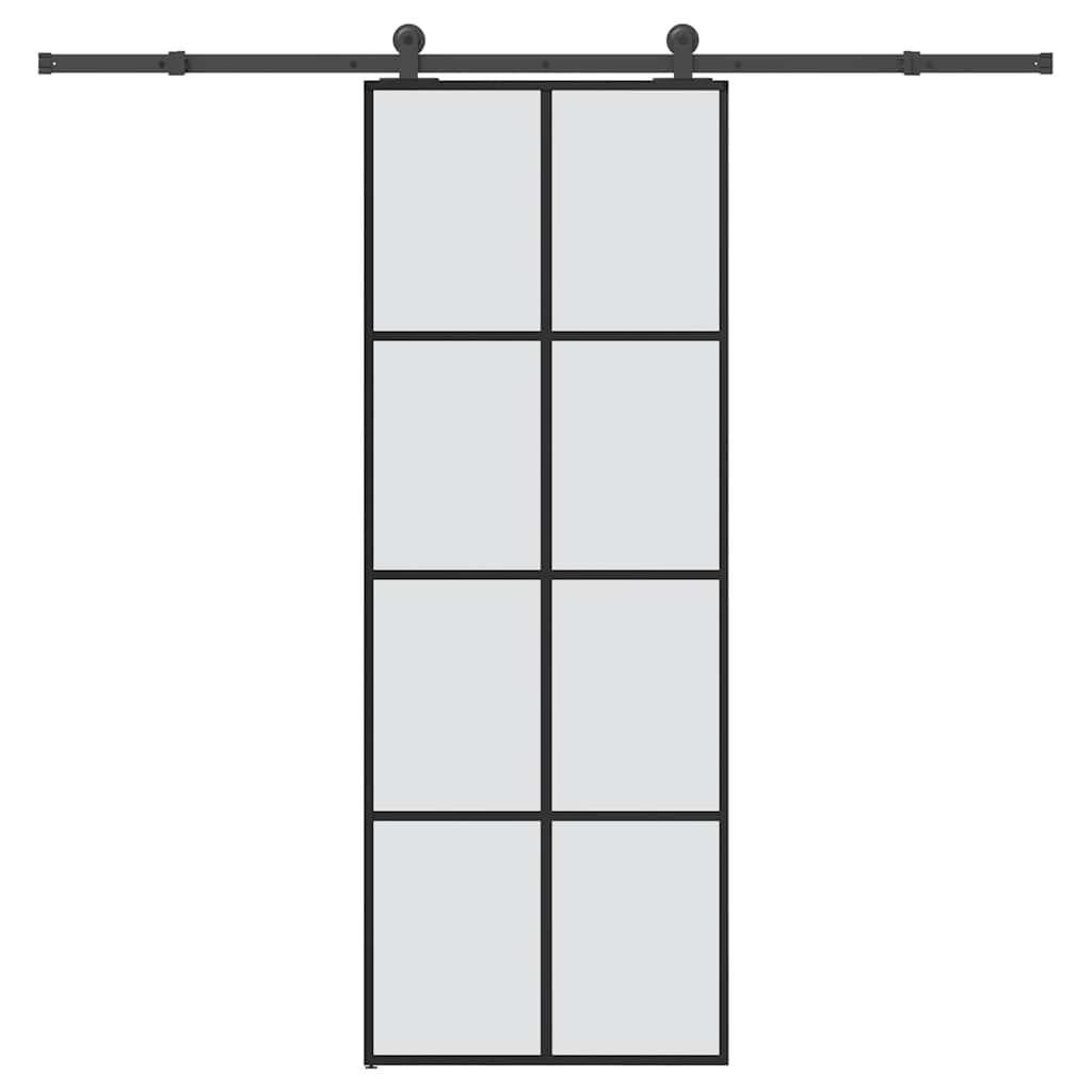 Puerta Corredera Vidrio ESG Aluminio 76x205 cm