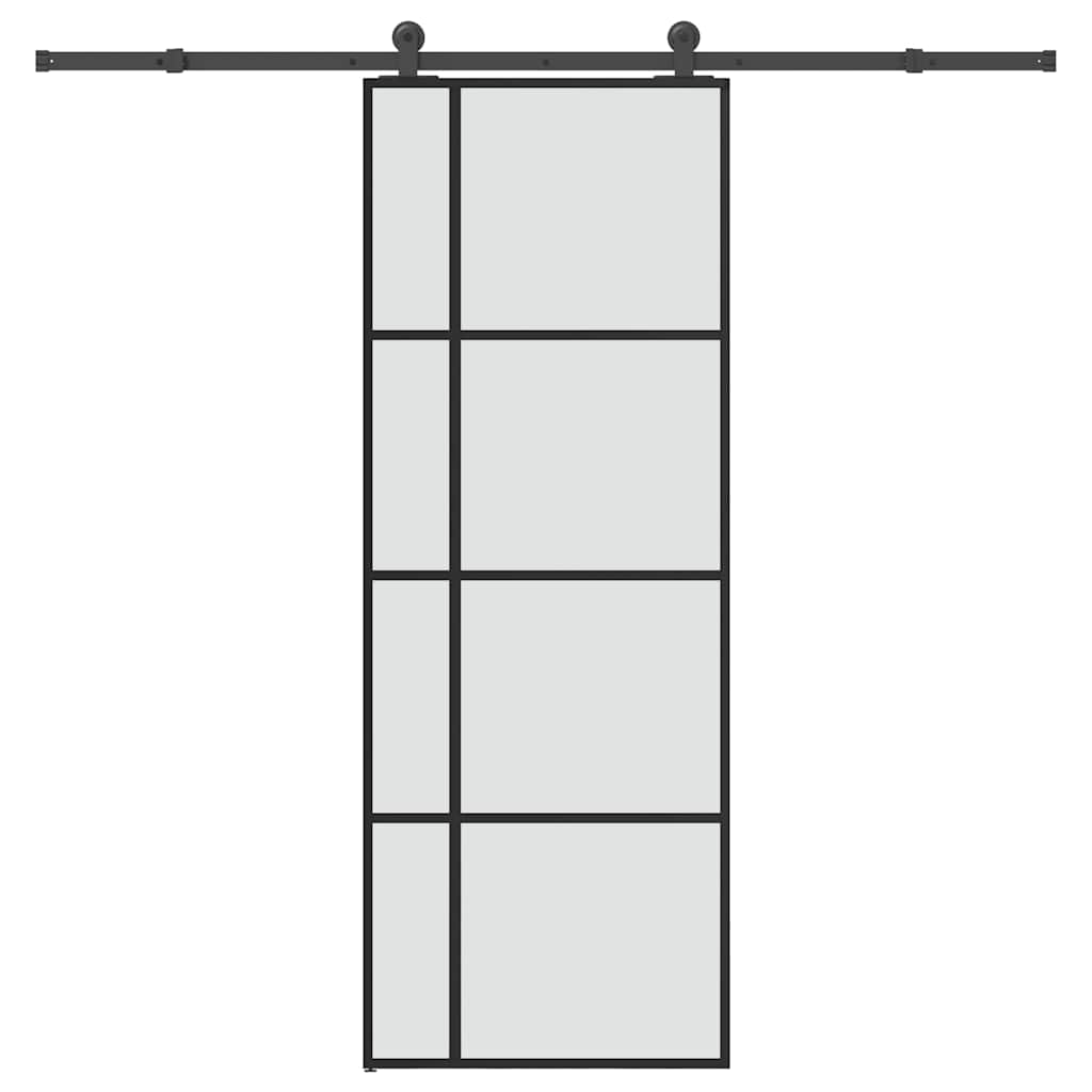 Puerta Corredera Vidrio ESG Aluminio 76x205 cm