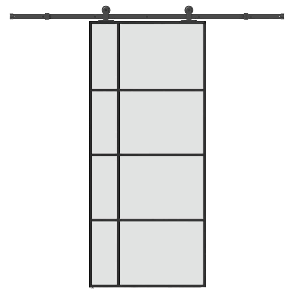 Puerta Corredera Vidrio ESG Aluminio 90x205 cm