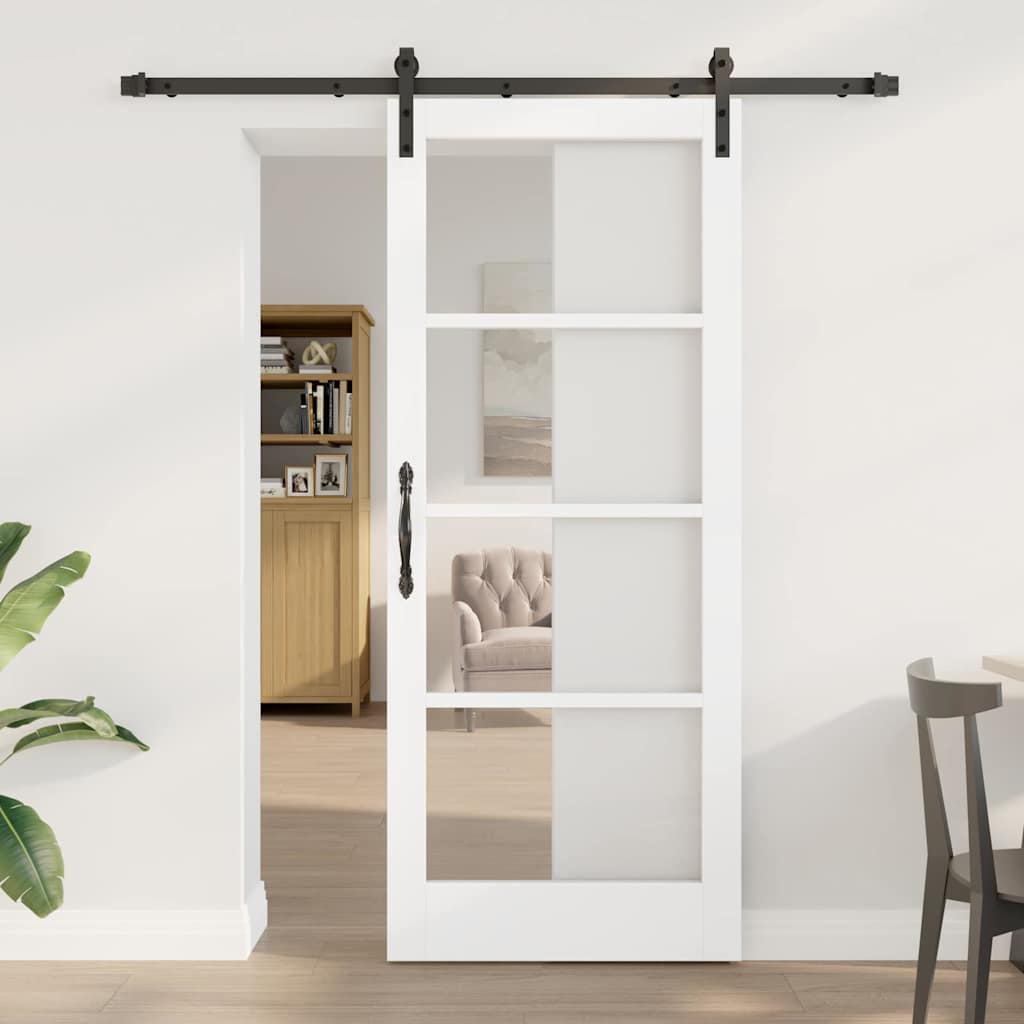 Porte coulissante ORKDAL et noir 83 x 202 cm 