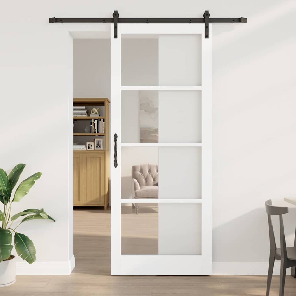 Porte coulissante ORKDAL noire 93 x 232 cm 