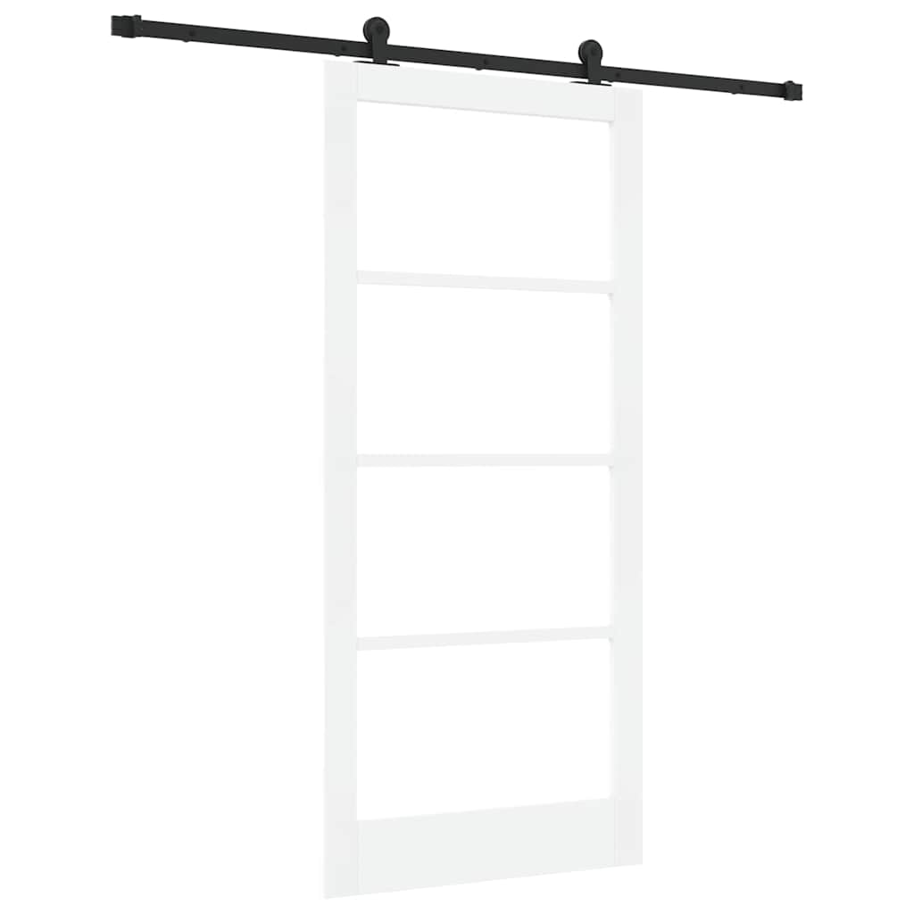 Porte coulissante ORKDAL noire et 93 x 202 cm 
