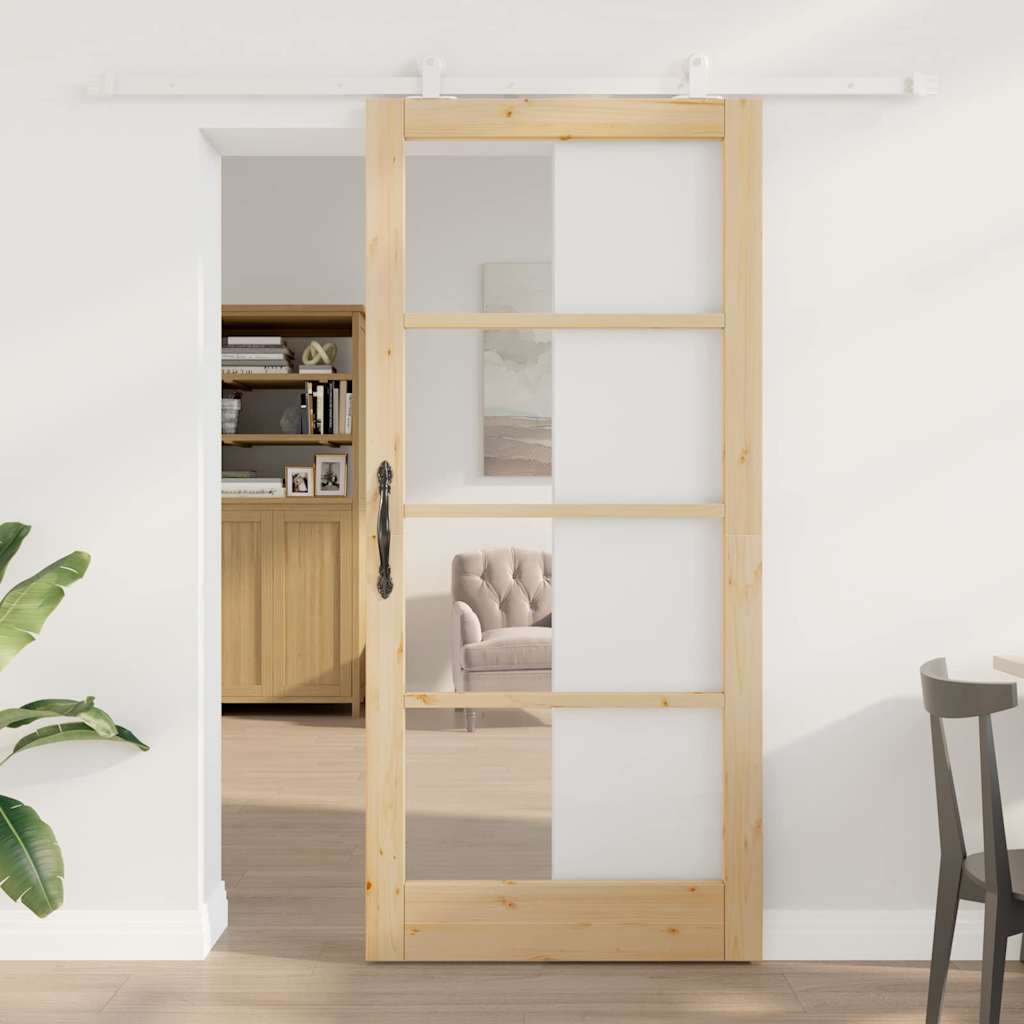Porte coulissante ORKDAL Naturel 93 x 202 cm 