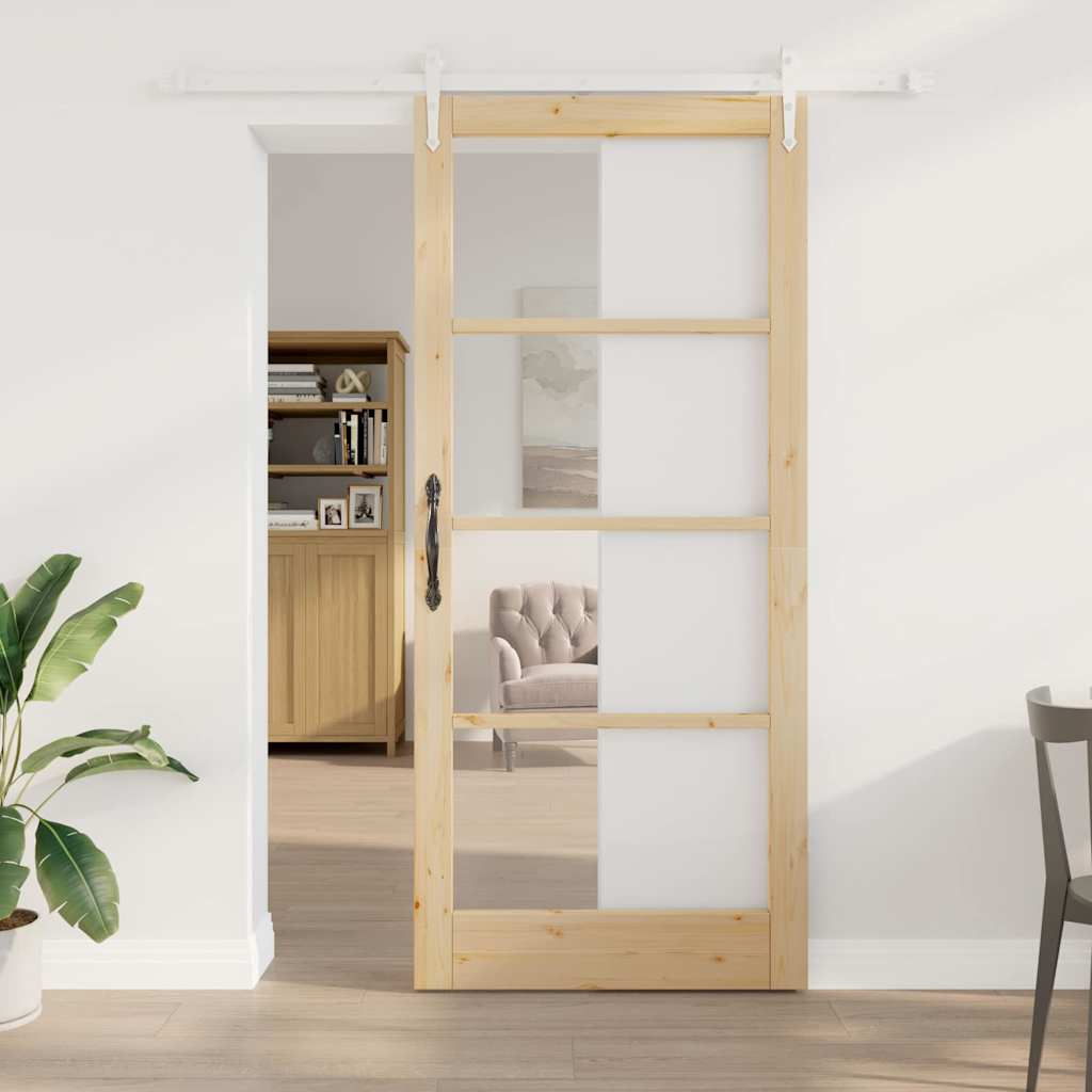 Porte coulissante Naturelle 93 x 211 cm 