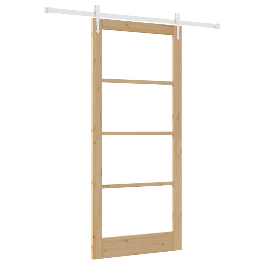 Porte coulissante Naturelle 93 x 211 cm 