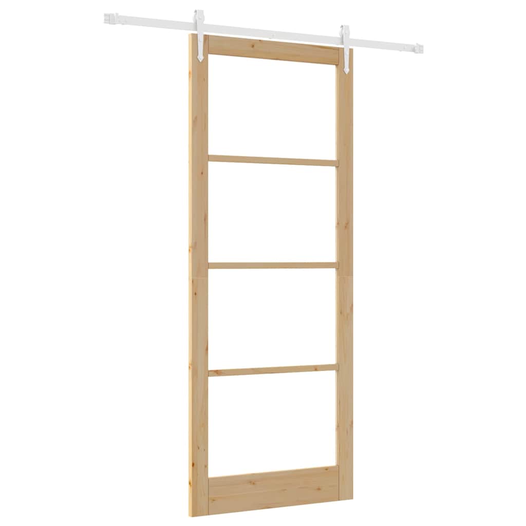 Porte coulissante Naturelle 93 x 232 cm 