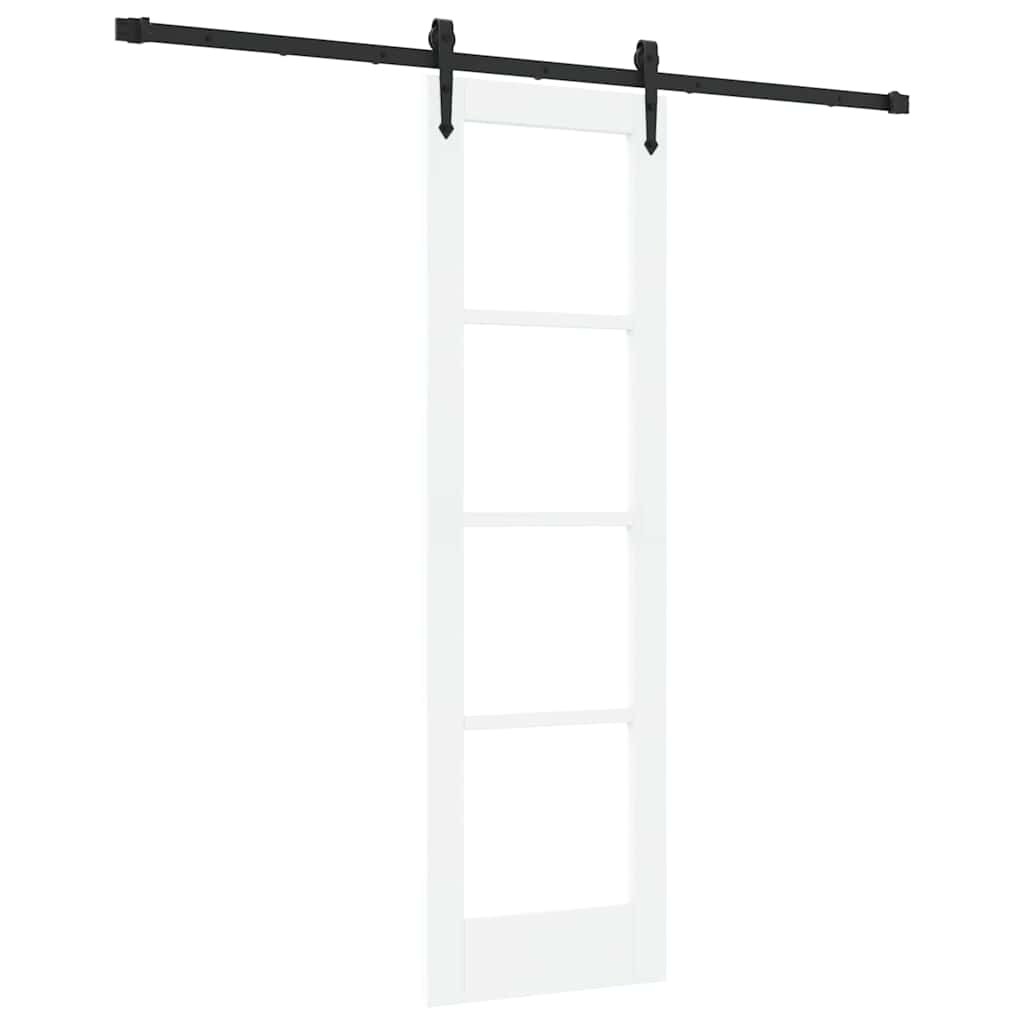 Porte coulissante noire 61 x 198,5 cm 