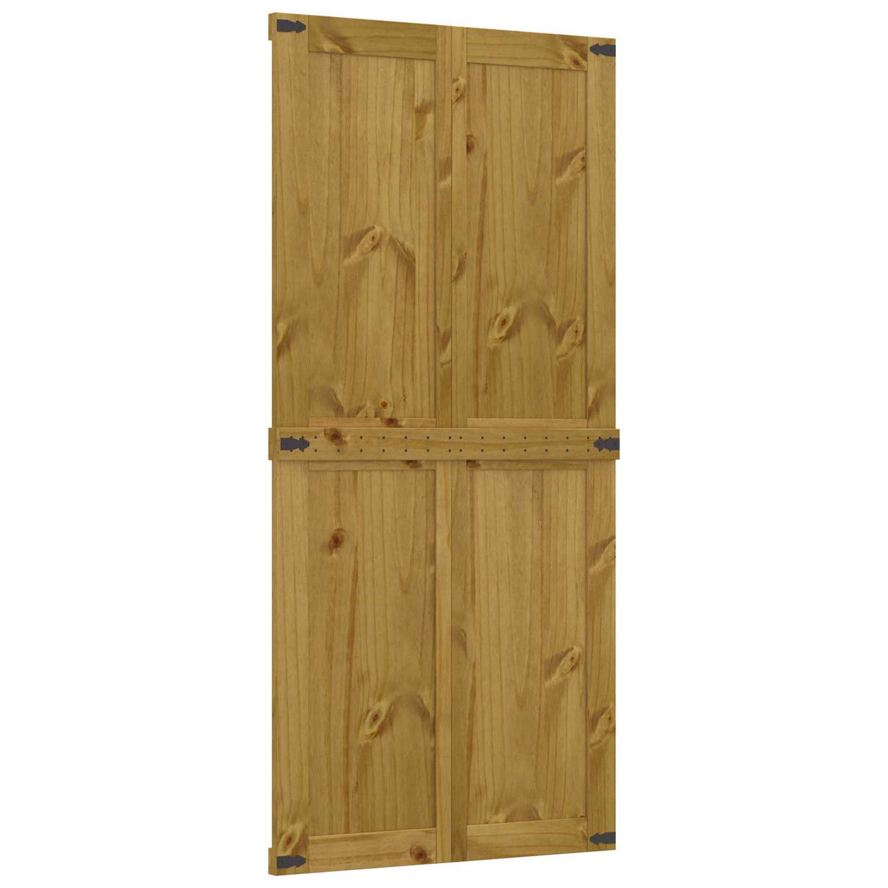 Porte coulissante Corona marron miel 90 x 210 cm 