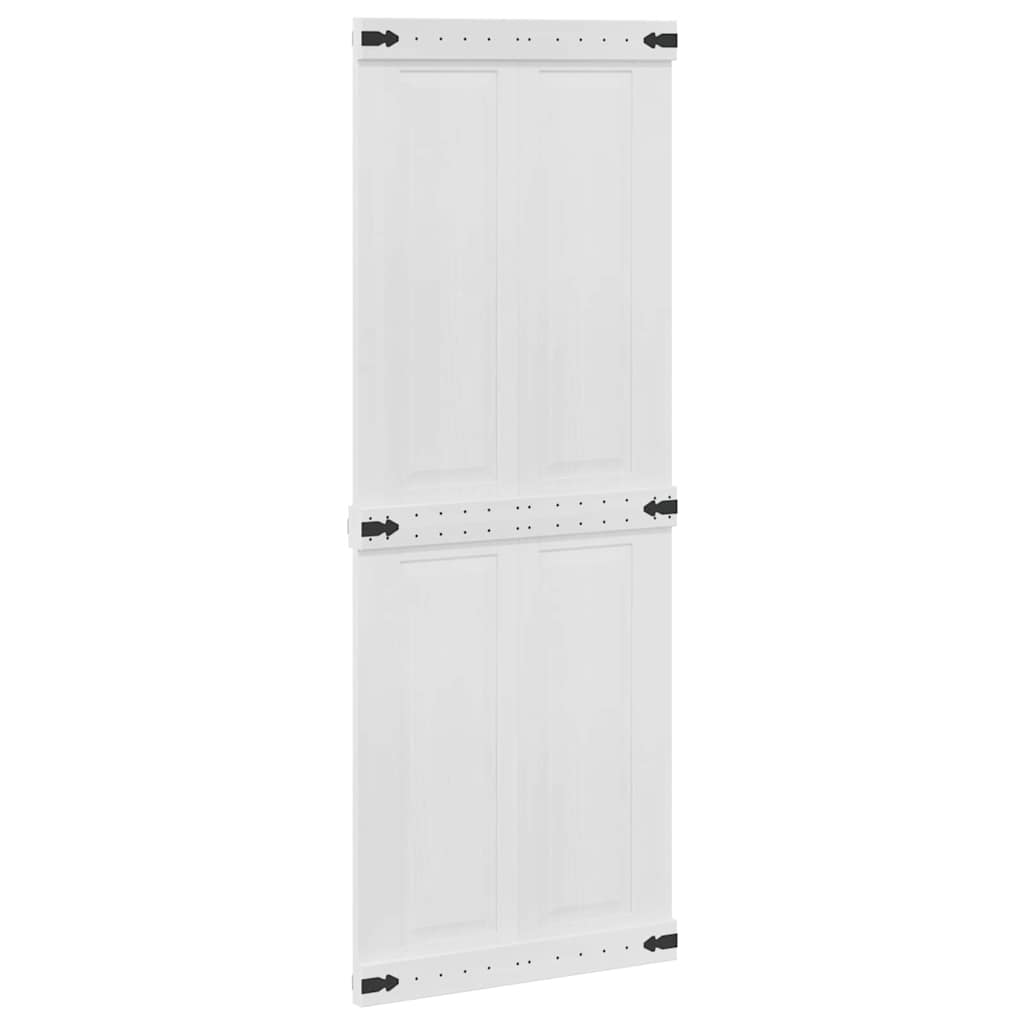 Porte coulissante Corona 80 x 210 cm en bois de pin massif 