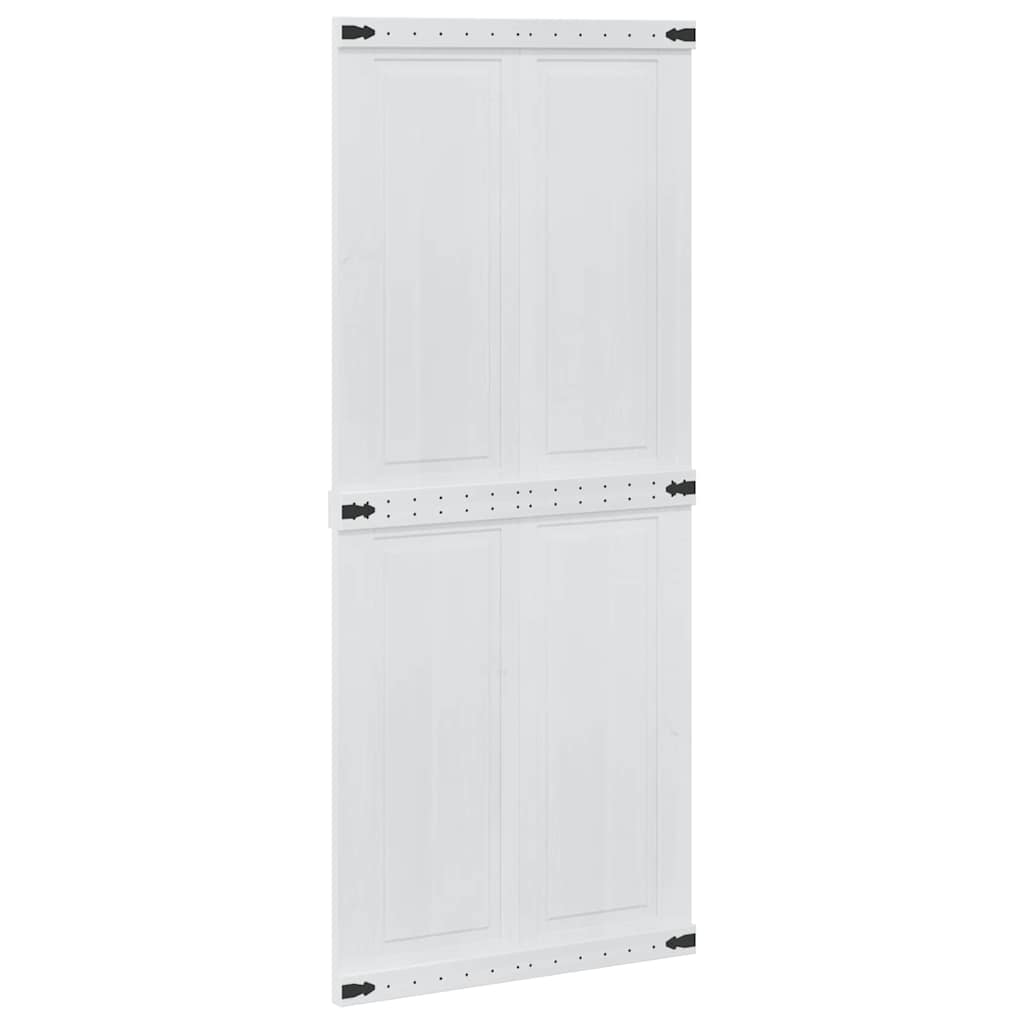 Porte coulissante Corona 90 x 210 cm en bois de pin massif 