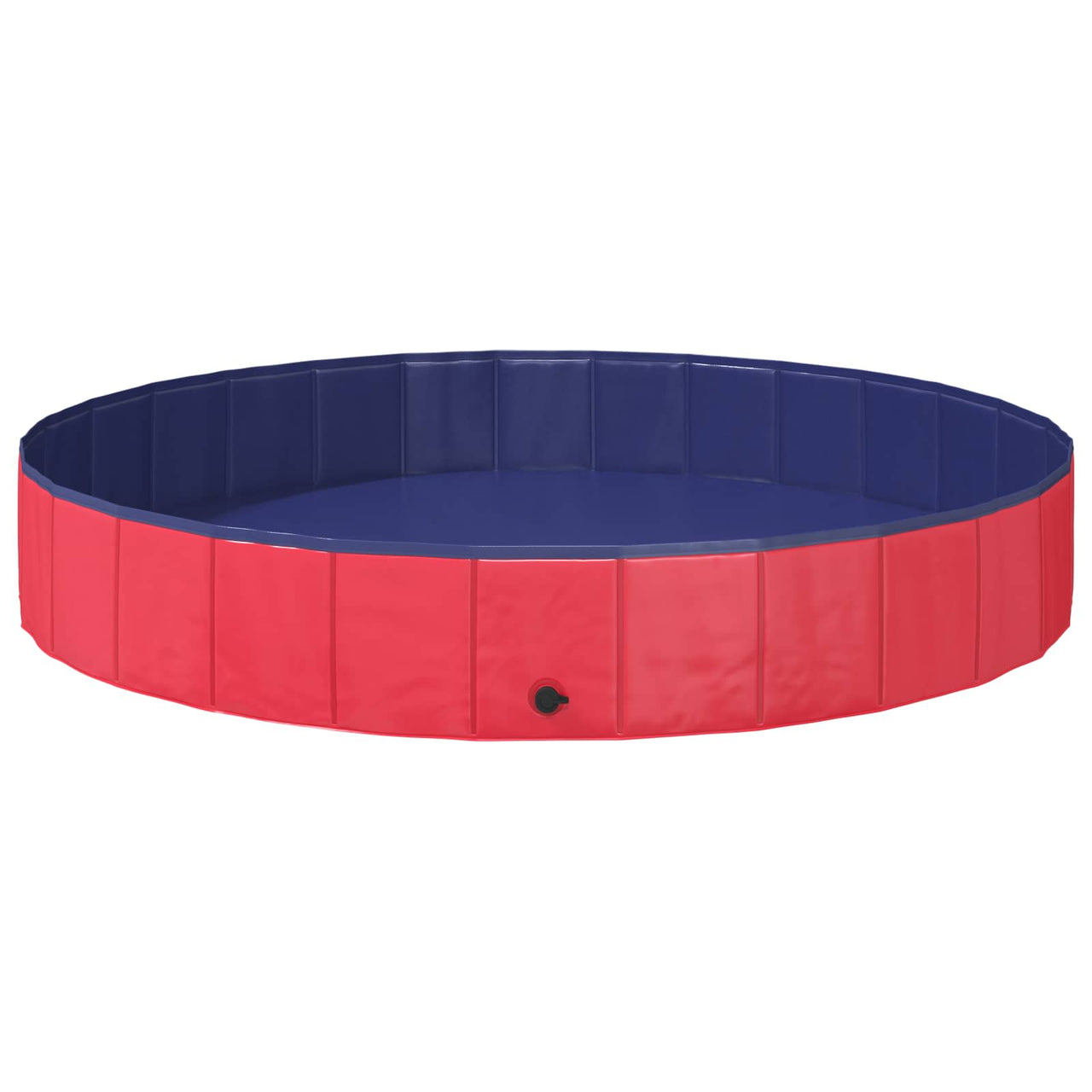 Piscina infantil roja de 200 cm de diámetro y 30 cm de altura, ideal para el jardín.