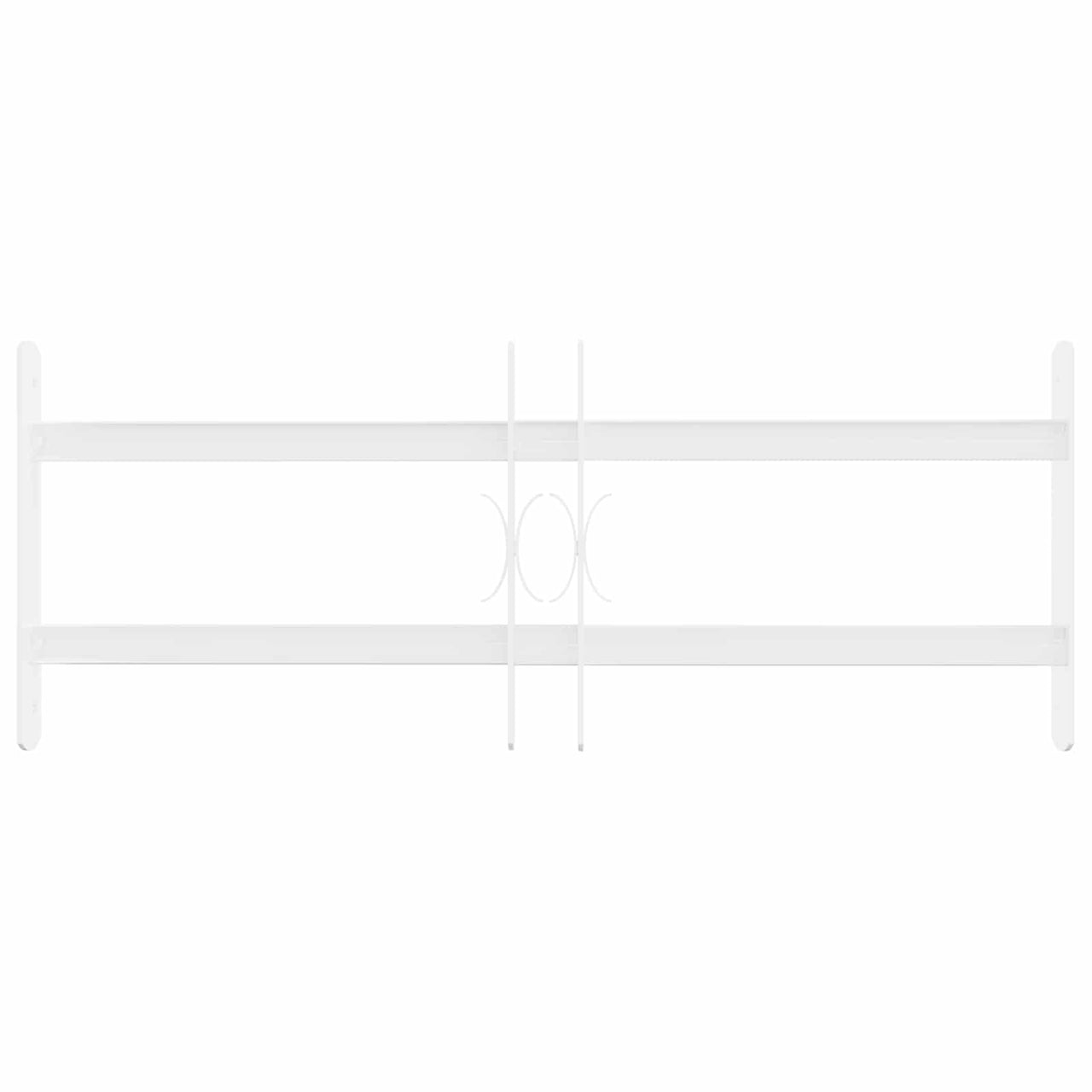 Rejilla de Seguridad para Ventanas con 2 Barras Cruzadas