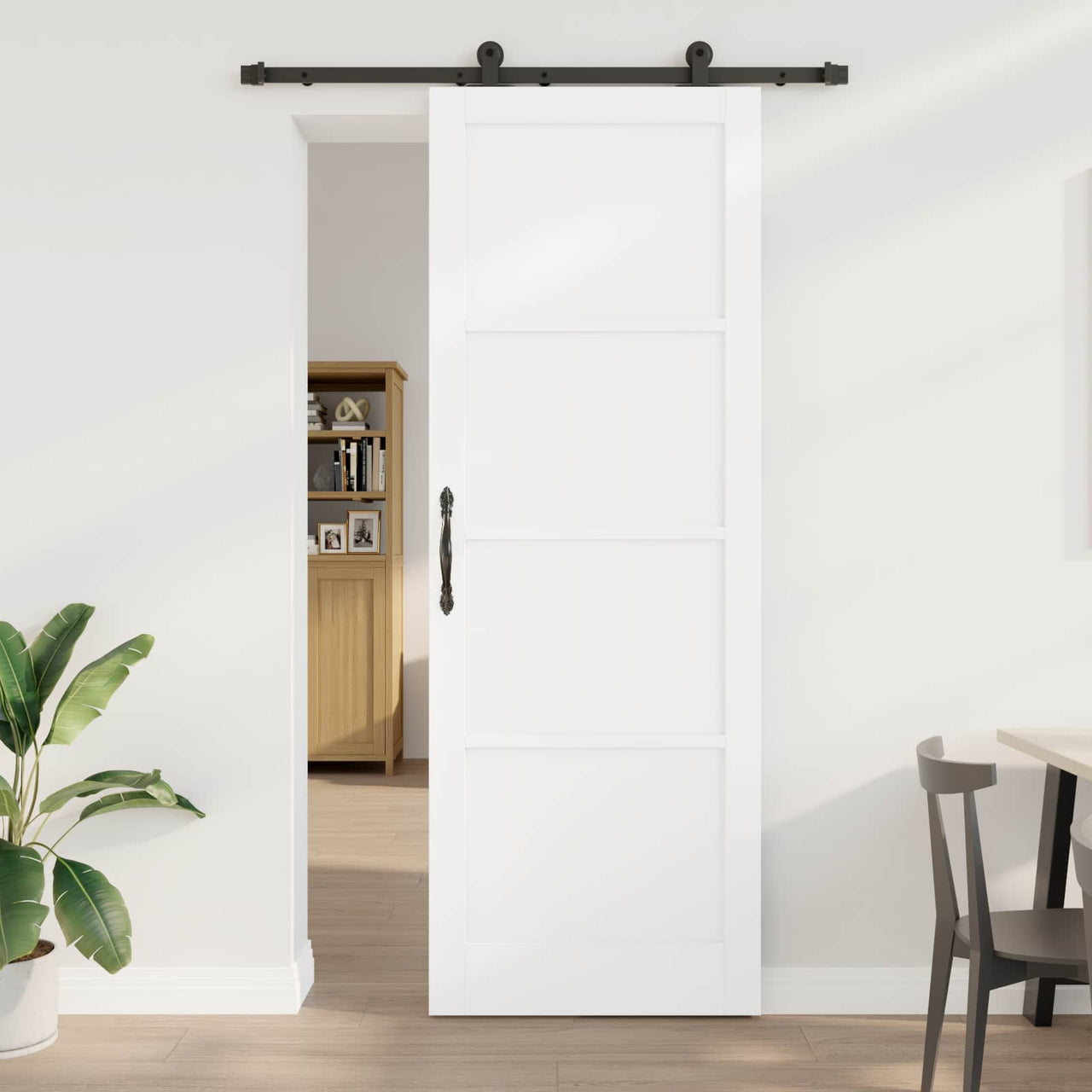 Porte coulissante ORKDAL blanche 83 x 232 cm 