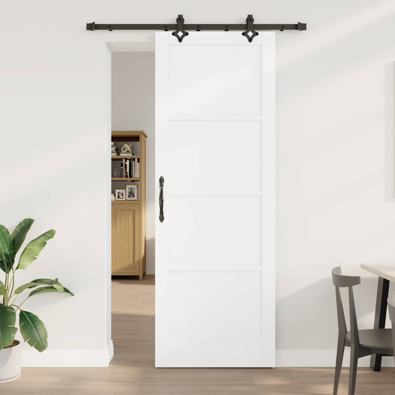 Porte coulissante ORKDAL blanche 83 x 232 cm 
