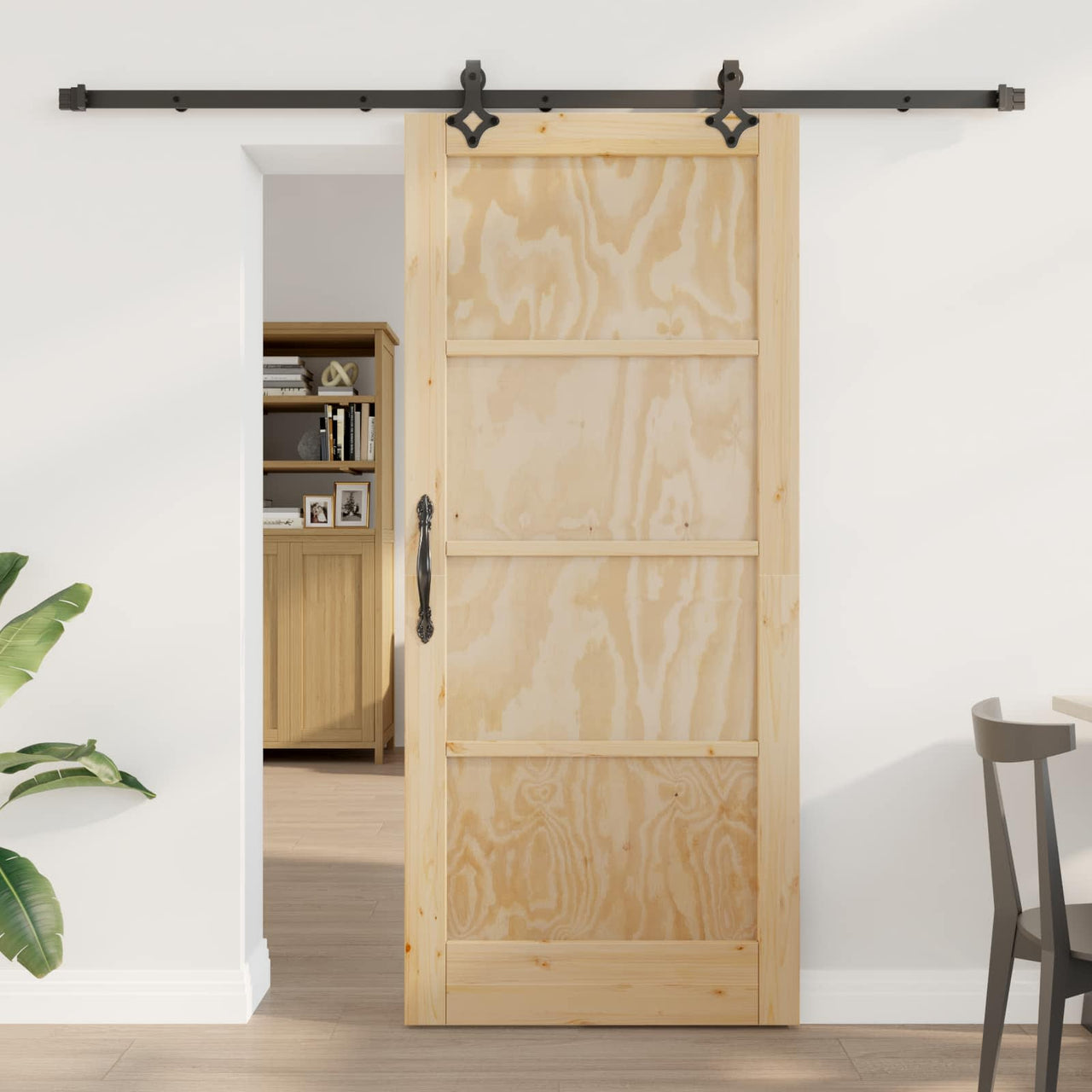 Puerta Corredera Natural 86 x 198,5 cm