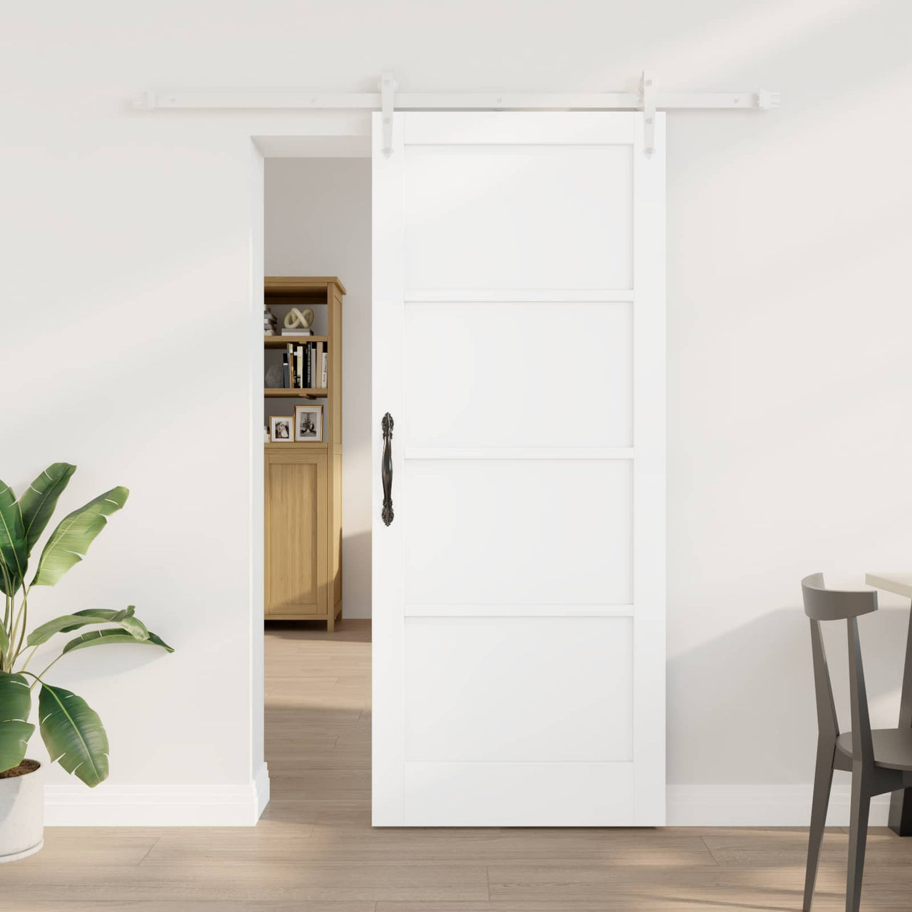 Porte coulissante ORKDAL Blanche 83 x 202 cm 
