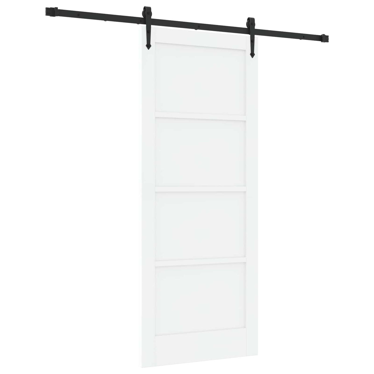 Porte coulissante ORKDAL blanc et noir 83 x 202 cm 