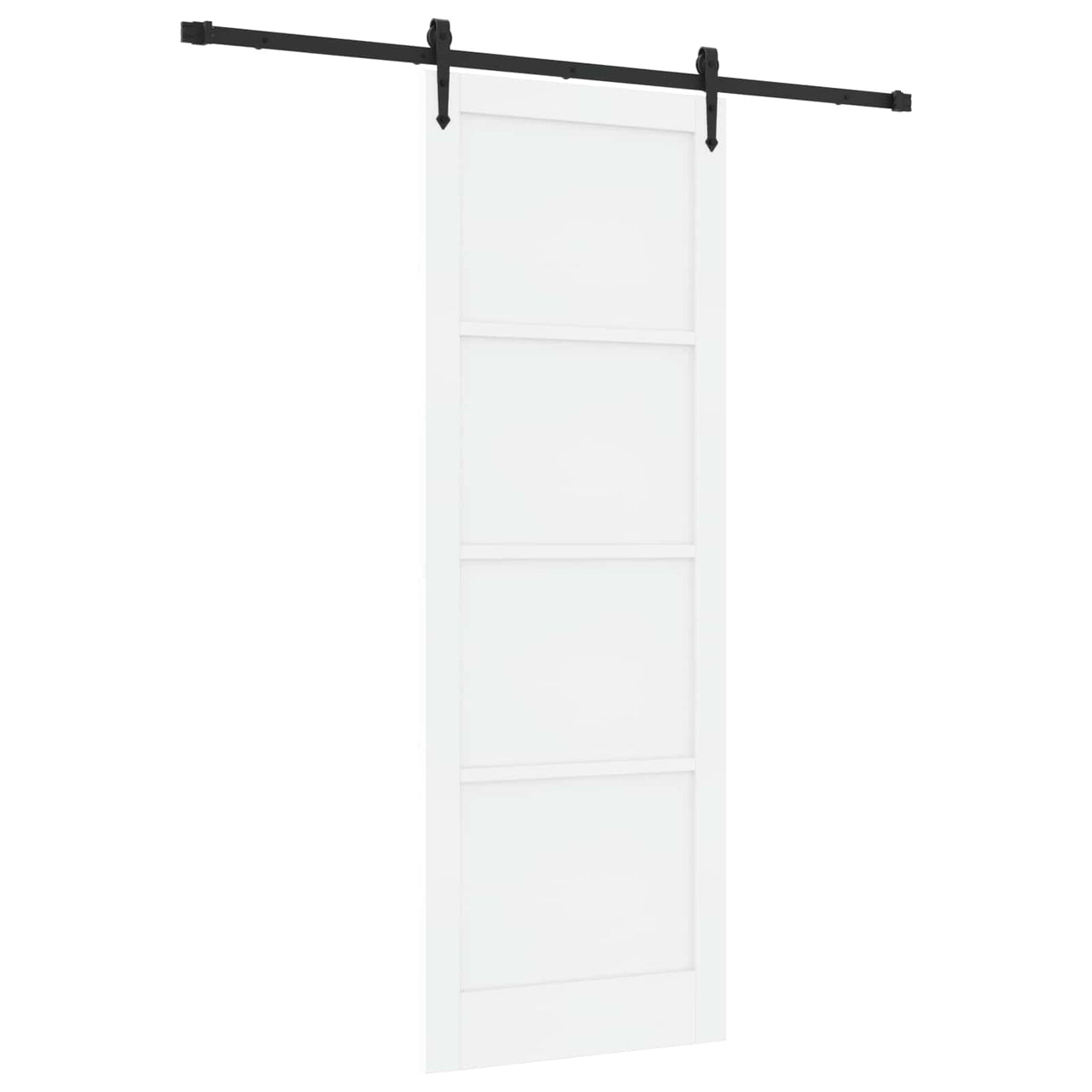 Porte coulissante ORKDAL blanc et noir 83 x 232 cm 