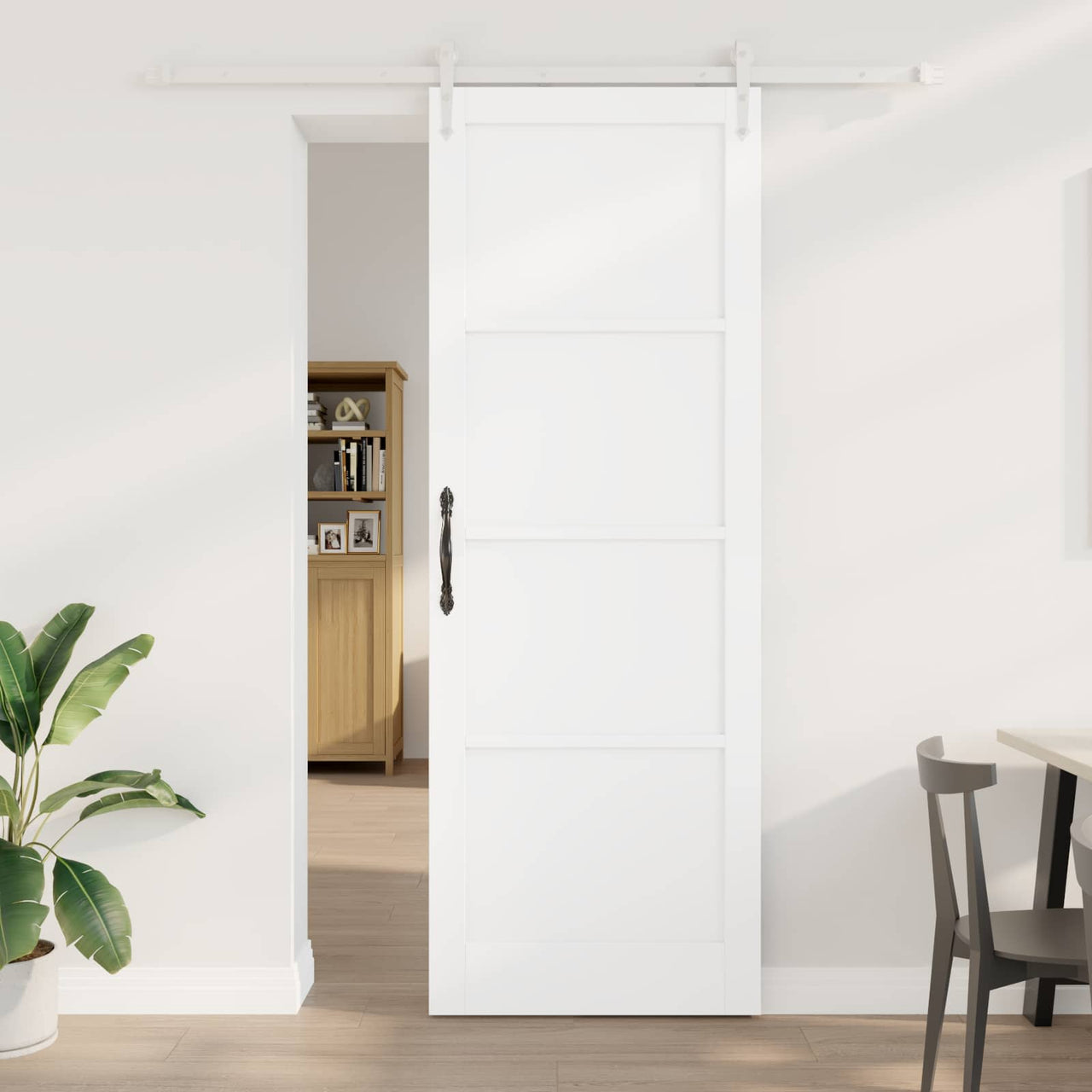 Porte coulissante ORKDAL blanche 83 x 232 cm 