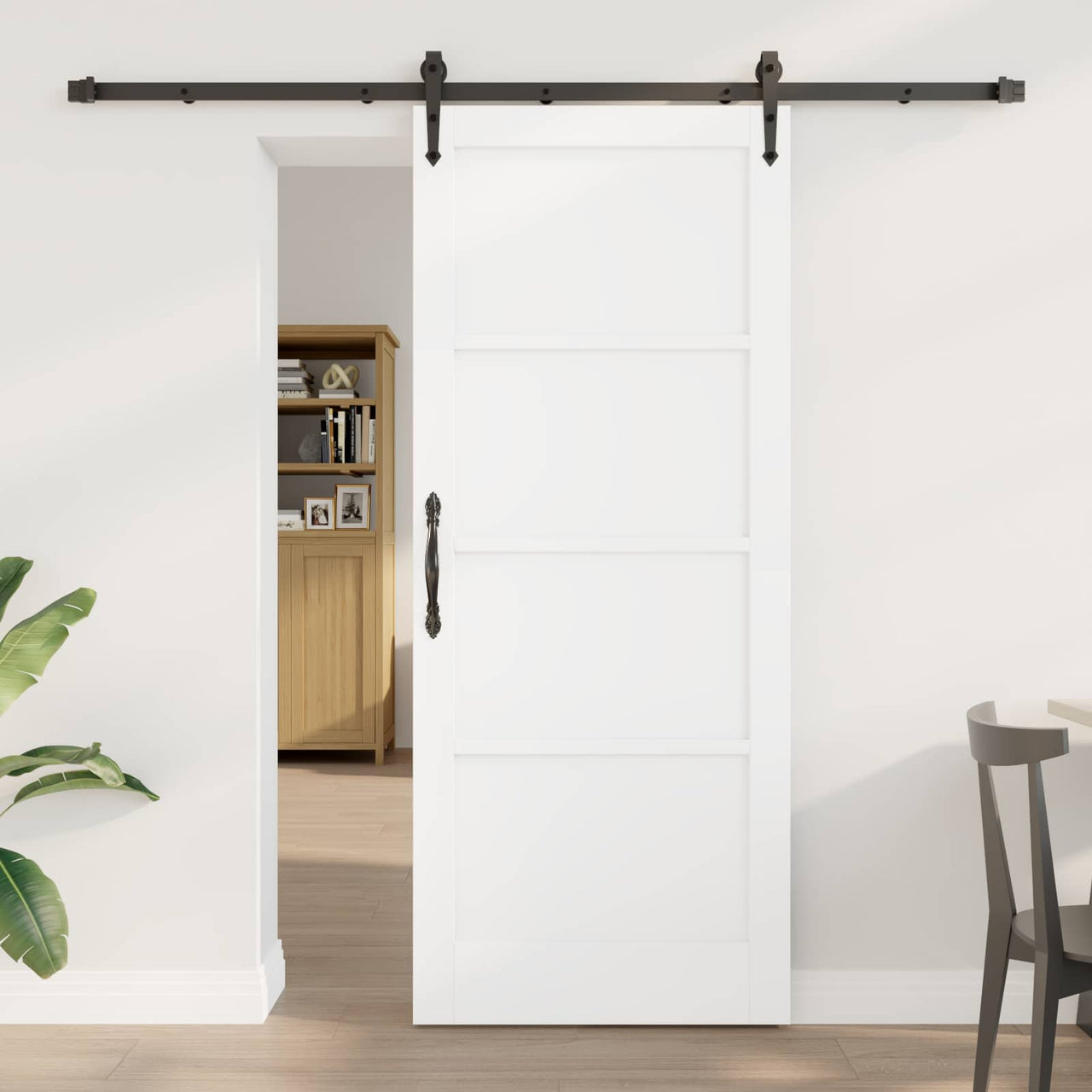 Porte coulissante ORKDAL blanche 83 x 202 cm 
