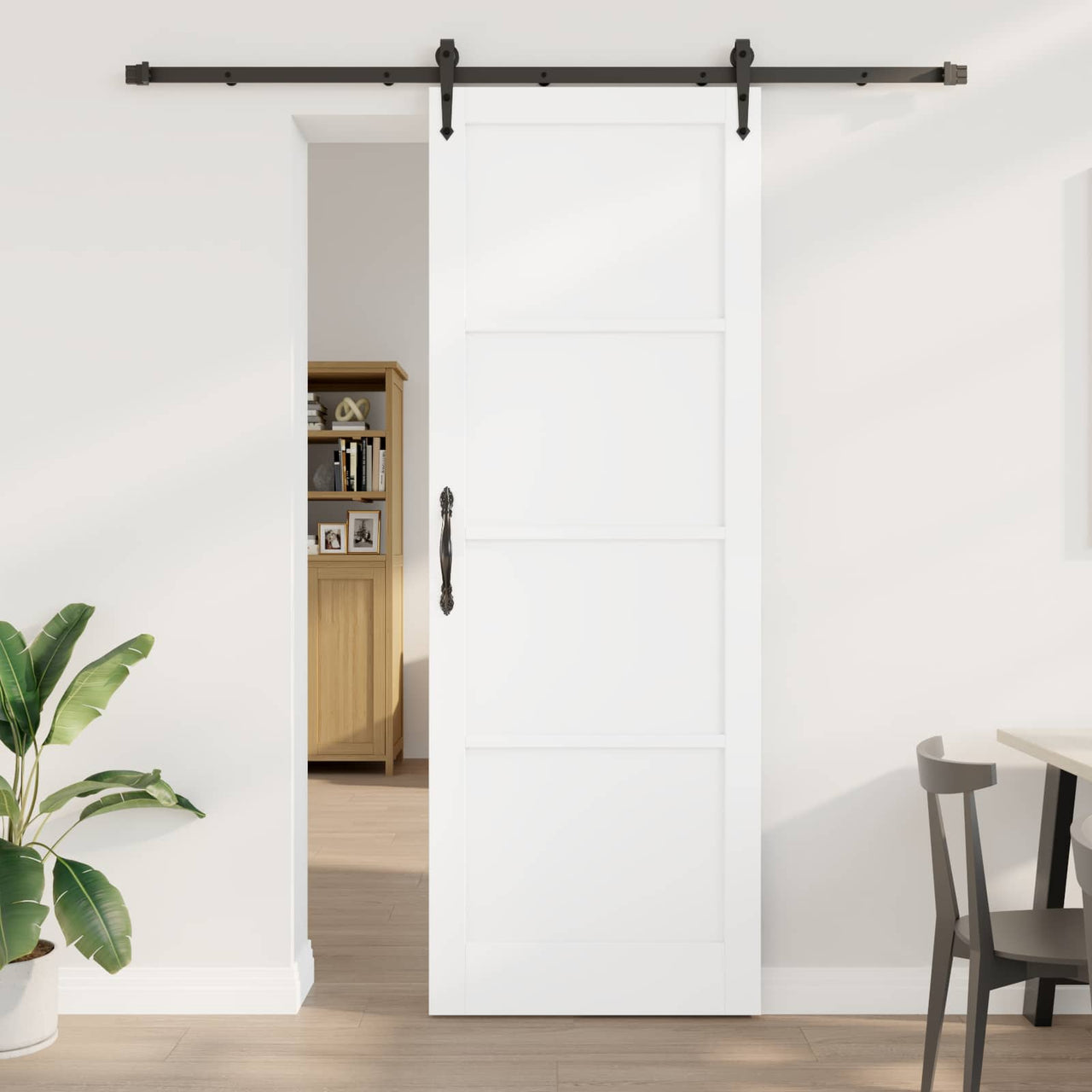 Porte coulissante ORKDAL blanche 83 x 232 cm 