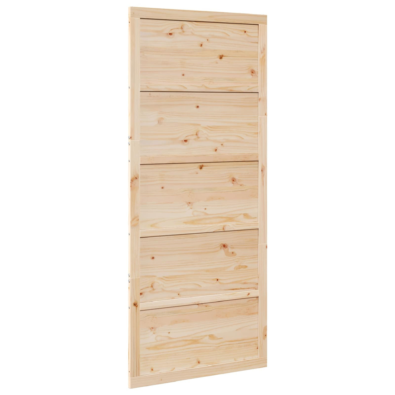 Porte coulissante naturelle 90 x 2,5 x 208 cm 