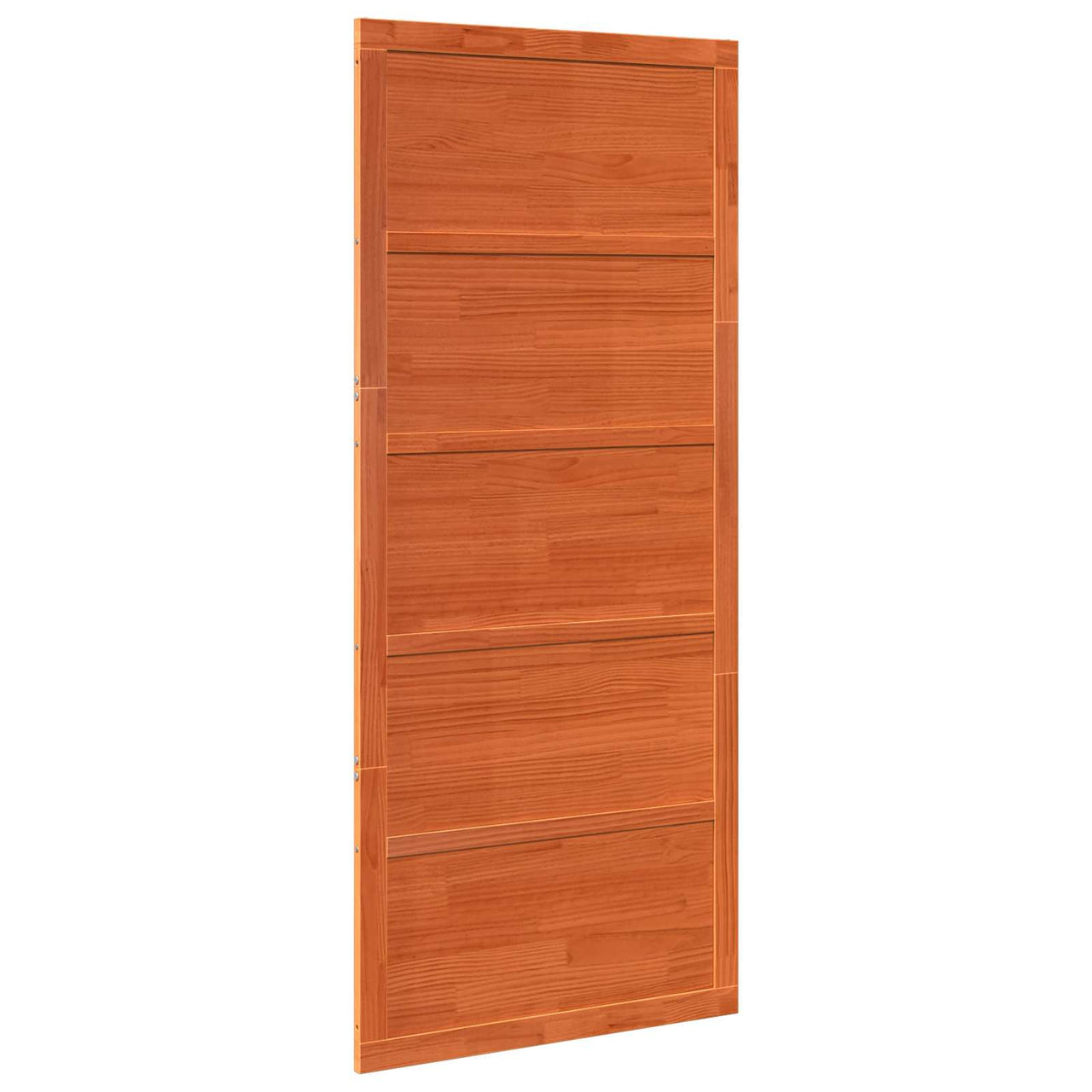 Porte coulissante marron cire 80 x 2,5 x 208 cm 