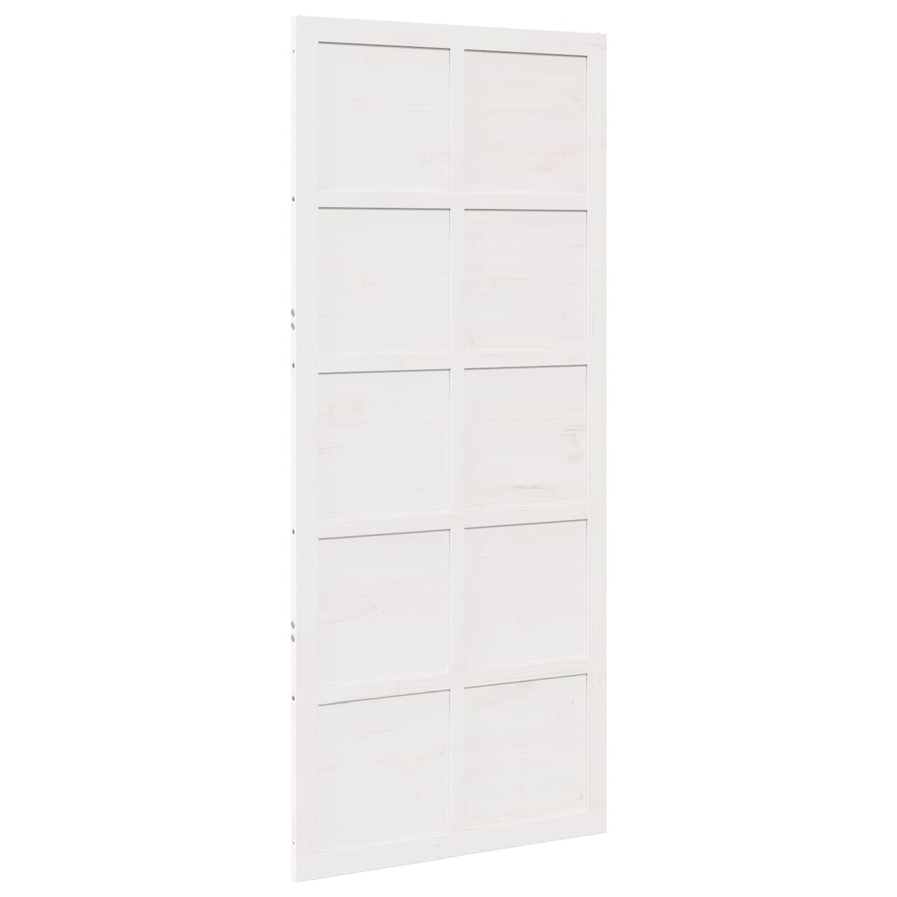 Porte coulissante 90 x 2,5 x 208 cm en bois de pin massif 