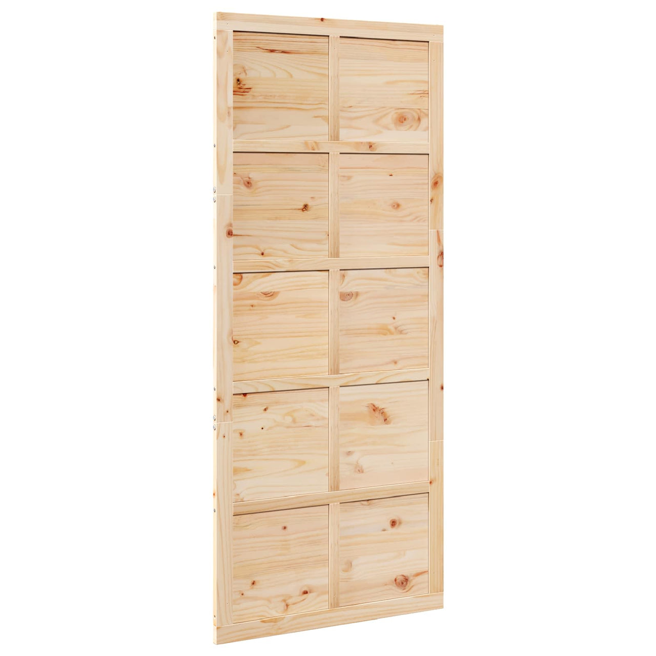 Porte coulissante naturelle 80 x 2,5 x 208 cm 