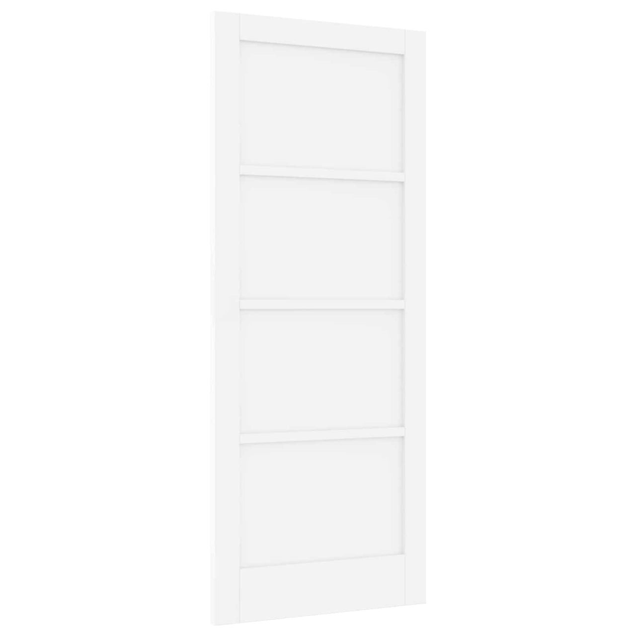 Porte intérieure blanche 83 x 202 cm en bois contreplaqué 