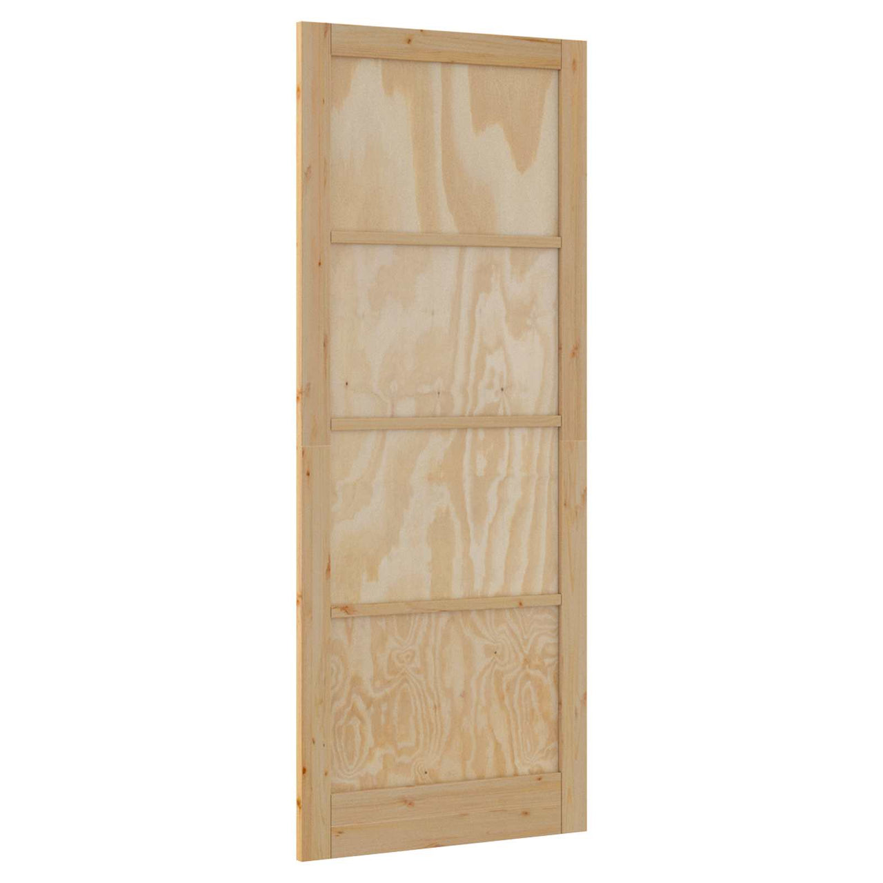 Porte intérieure naturelle 83 x 232 cm Contreplaqué 