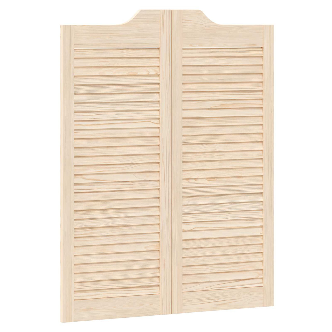 Portes battantes Naturel 100 x 40 cm Bois de pin massif 