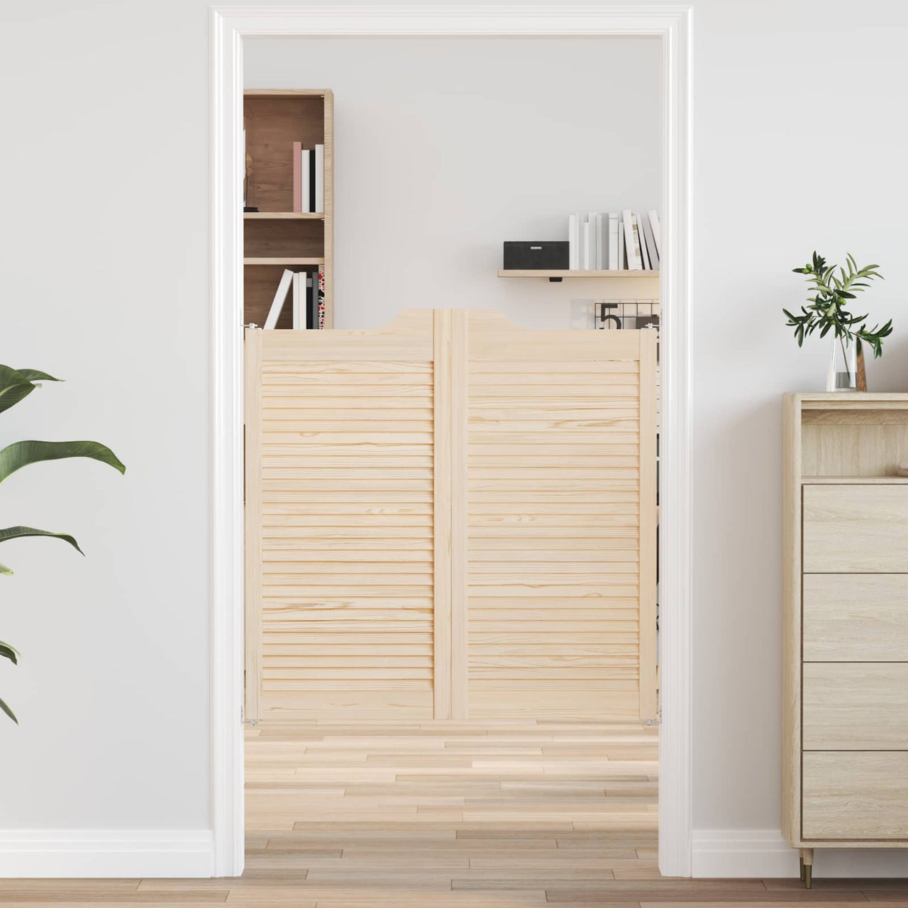 Portes battantes Naturelles 100 x 50 cm Bois de pin massif 