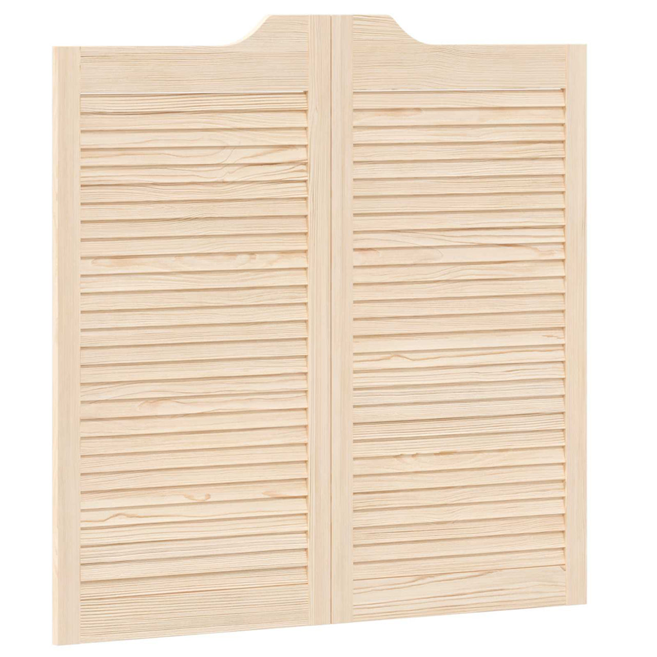 Portes battantes Naturelles 100 x 50 cm Bois de pin massif 